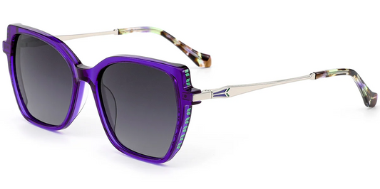 Quadratische Acetat-Sonnenbrille SG7859
