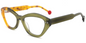 Acetat-Cat-Eye-Rahmen F8029