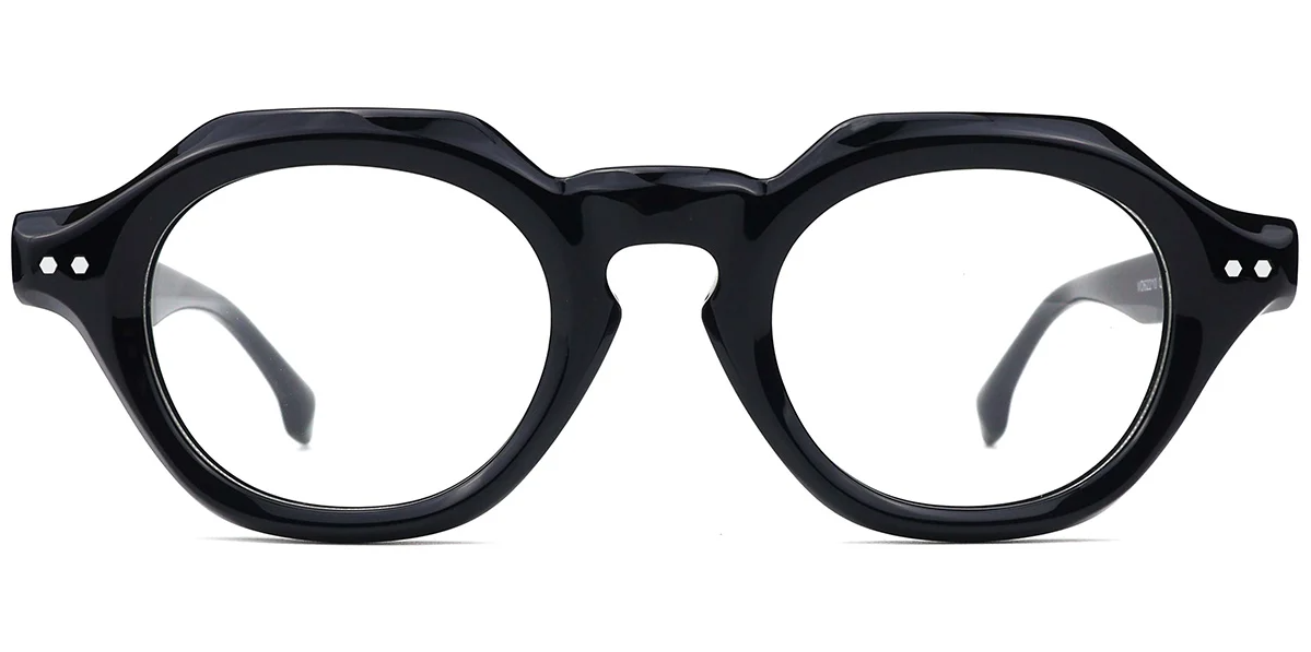 Runder Acetatrahmen F8021