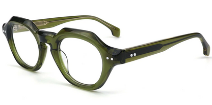 Runder Acetatrahmen F8021