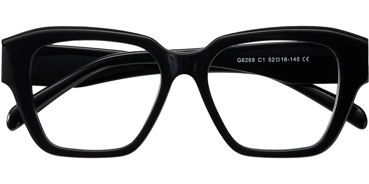 Quadratische Acetatfassung F7673