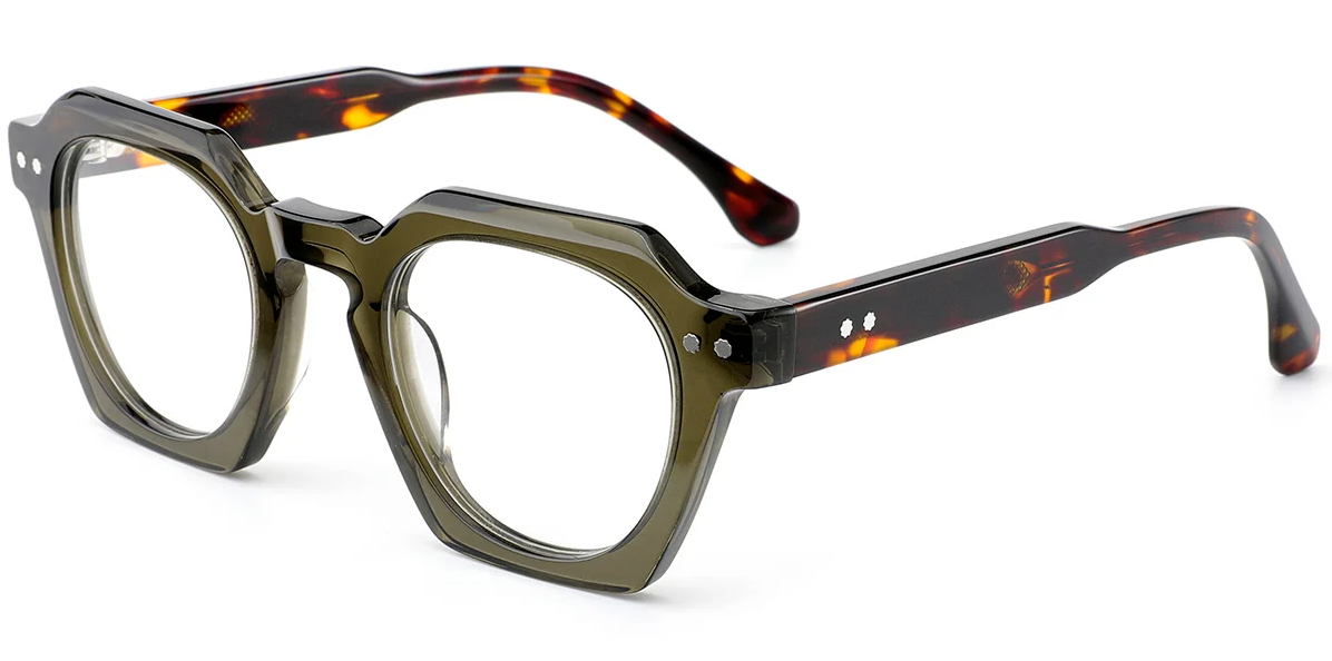 Acetate Square Frame F8038