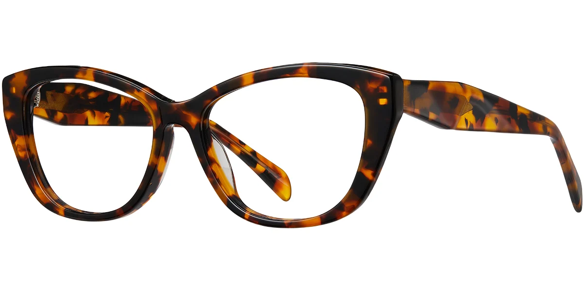 Acetat-Cat-Eye-Rahmen F7662