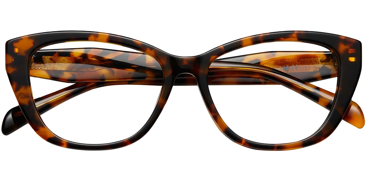 Acetat-Cat-Eye-Rahmen F7662