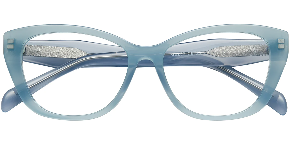 Acetat-Cat-Eye-Rahmen F7662