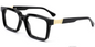 Quadratischer Acetatrahmen F7599