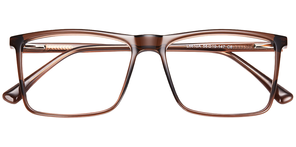 Rechteckiger Acetatrahmen F7226