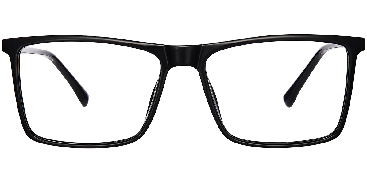 Rechteckiger Acetatrahmen F7228