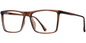 Rechteckiger Acetatrahmen F7228