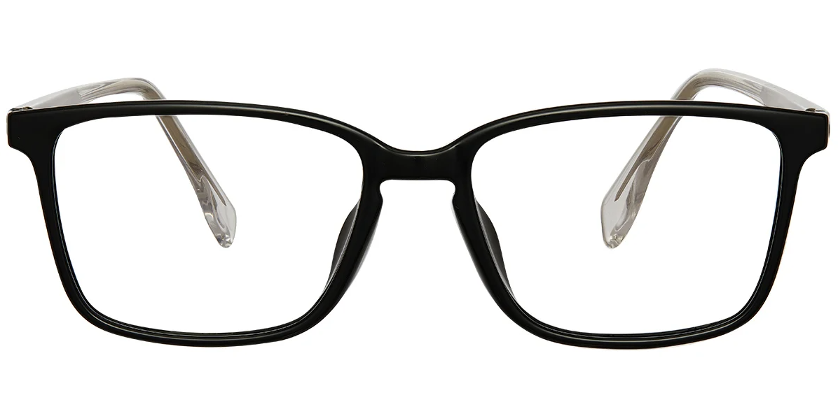 Rechteckiger Acetatrahmen F6153