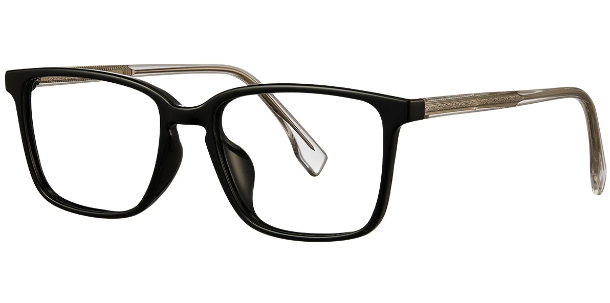 Rechteckiger Acetatrahmen F6153
