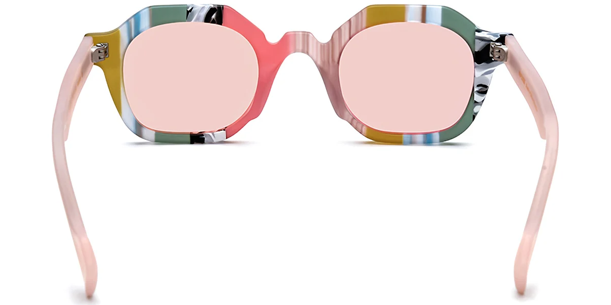 Lunettes de soleil carrées en acétate SG7320