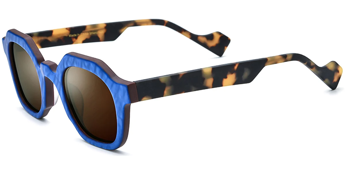 Lunettes de soleil carrées en acétate SG7320