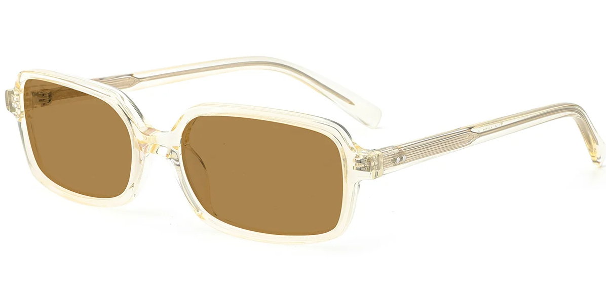 Lunettes de soleil rectangulaires en acétate SG8135