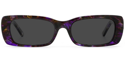 Lunettes de soleil rectangulaires en acétate SG7582