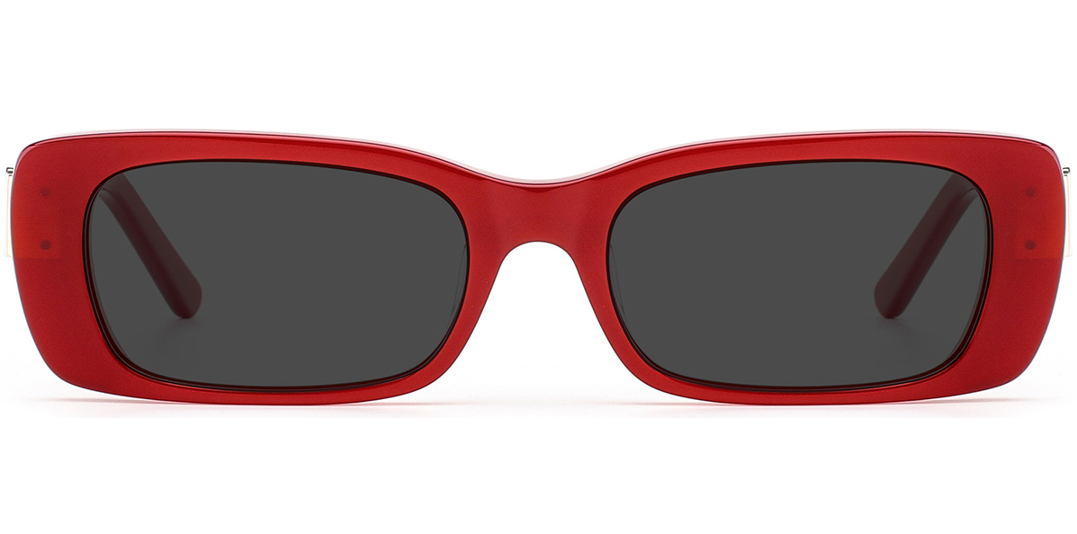 Lunettes de soleil rectangulaires en acétate SG7582