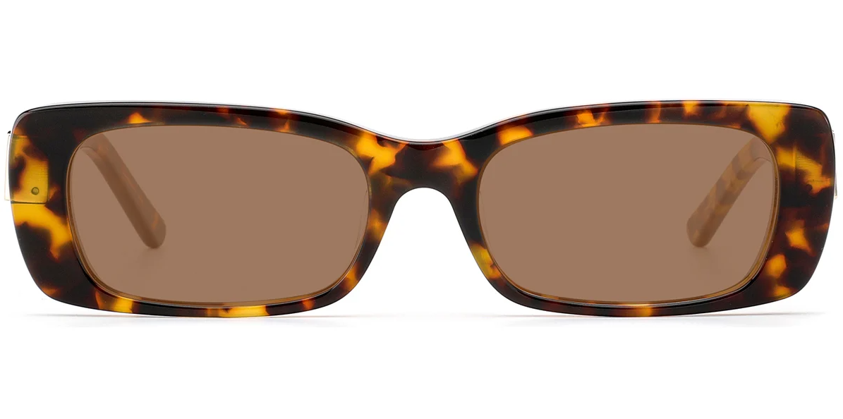 Lunettes de soleil rectangulaires en acétate SG7582
