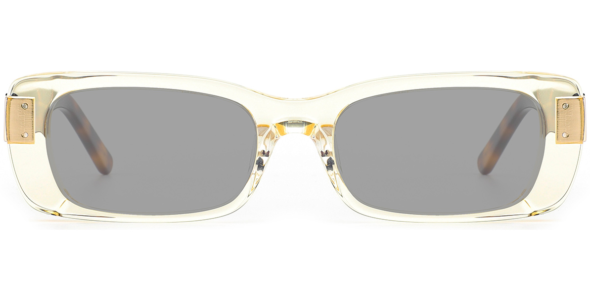 Lunettes de soleil rectangulaires en acétate SG7582