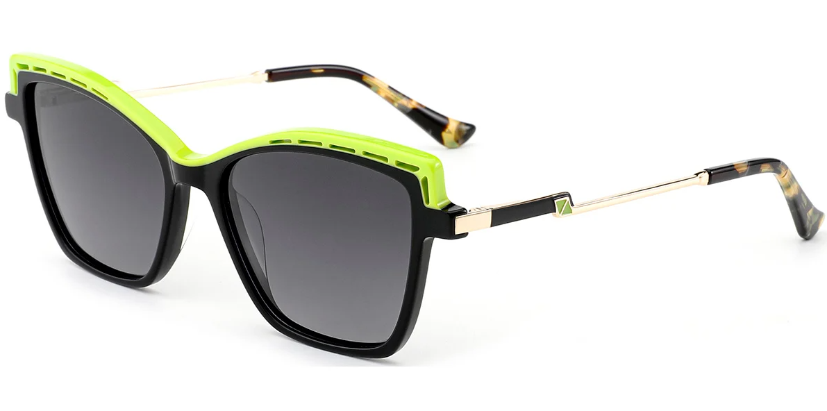 Lunettes de soleil œil de chat en acétate SG7594