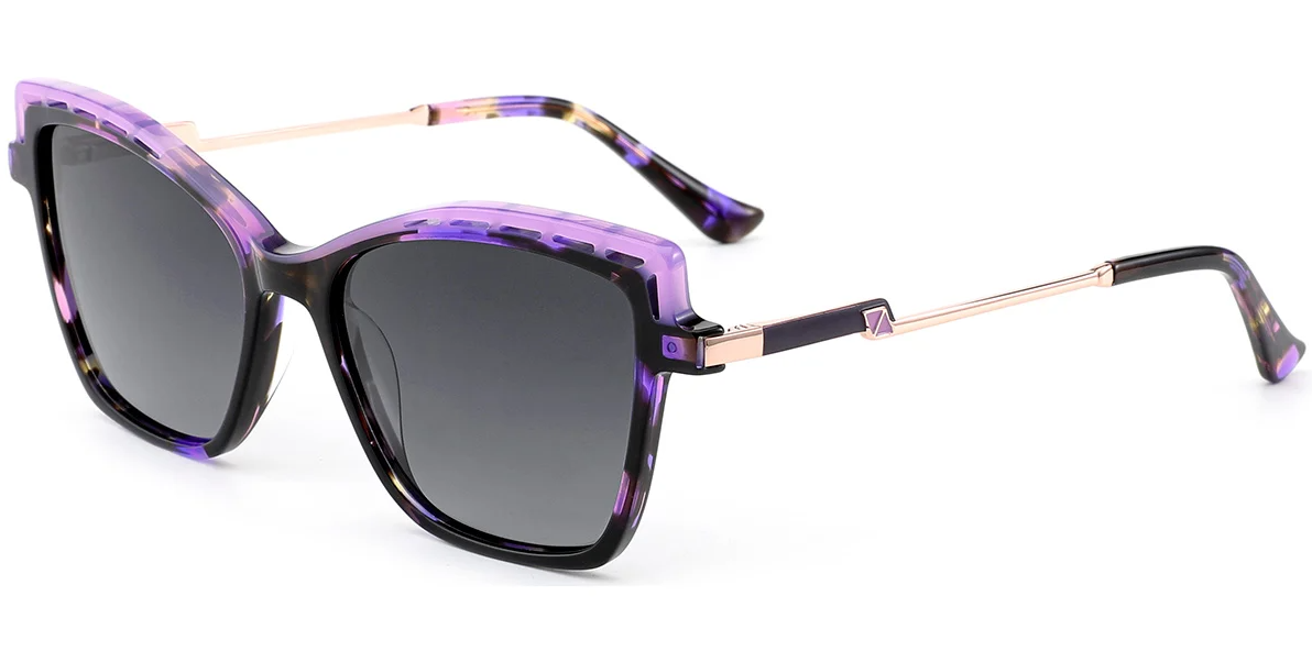 Lunettes de soleil œil de chat en acétate SG7594