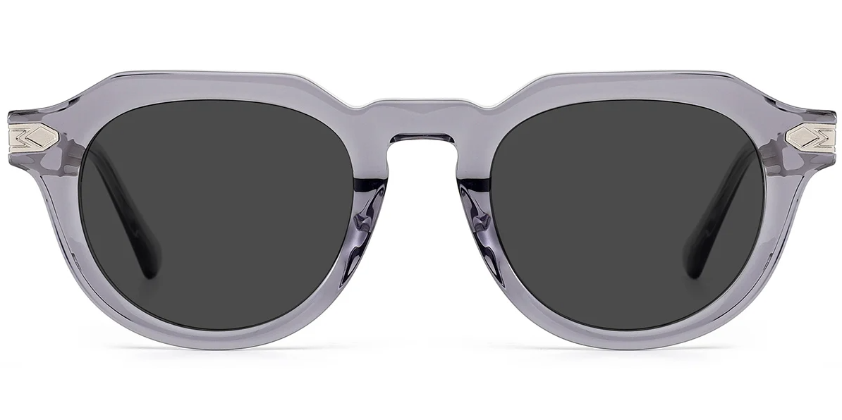 Lunettes de soleil ovales en acétate SG7871
