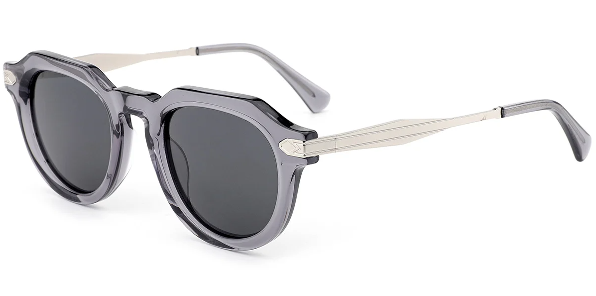 Lunettes de soleil ovales en acétate SG7871