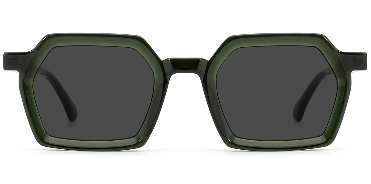 Lunettes de soleil carrées en acétate SG7606