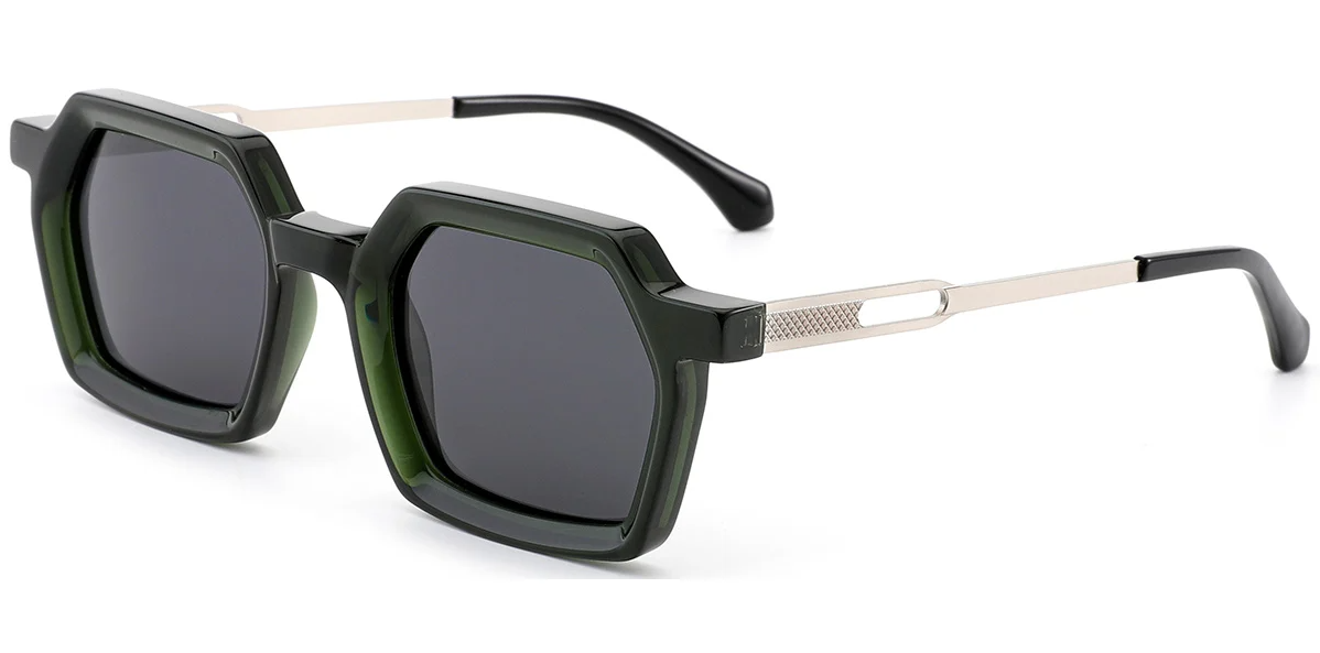 Lunettes de soleil carrées en acétate SG7606