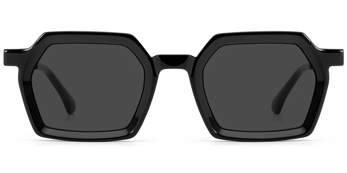 Lunettes de soleil carrées en acétate SG7606