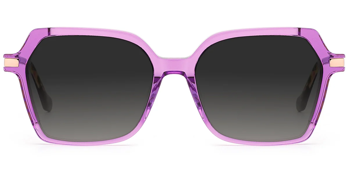 Quadratische Acetat-Sonnenbrille SG7862