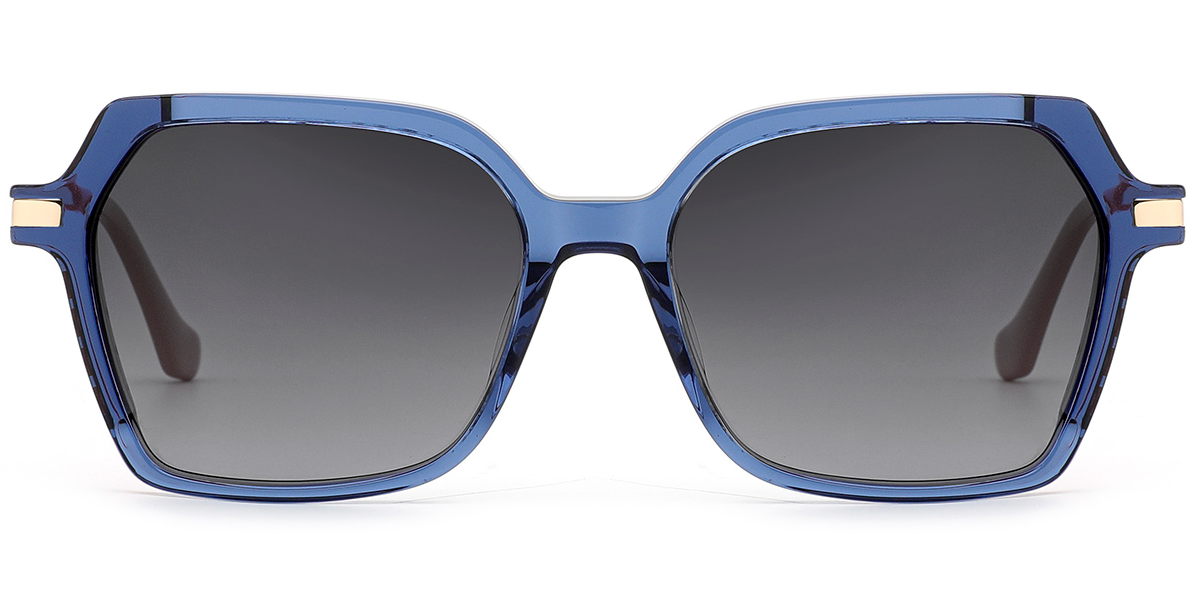 Quadratische Acetat-Sonnenbrille SG7862