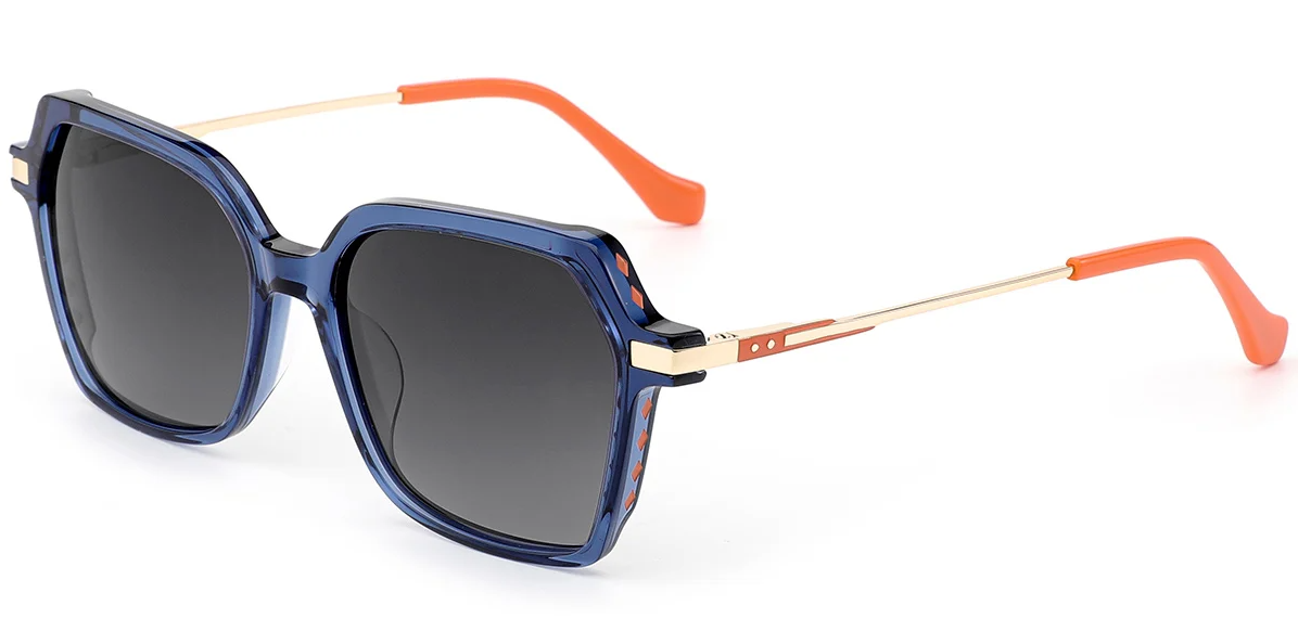 Quadratische Acetat-Sonnenbrille SG7862