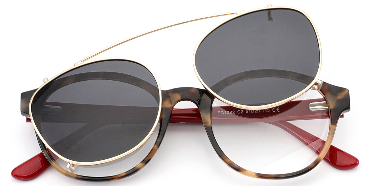 Acetate Round Frame F6582
