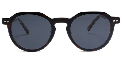Acetate Oval Clip-Ons Frame F2570