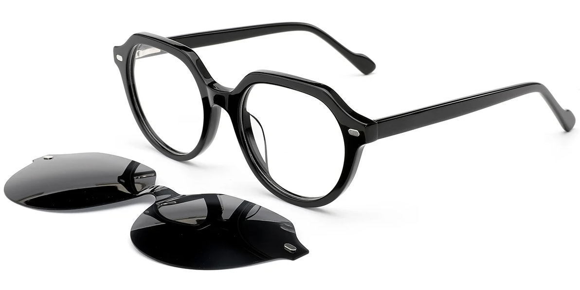 Acetate Geometric Frame F6293
