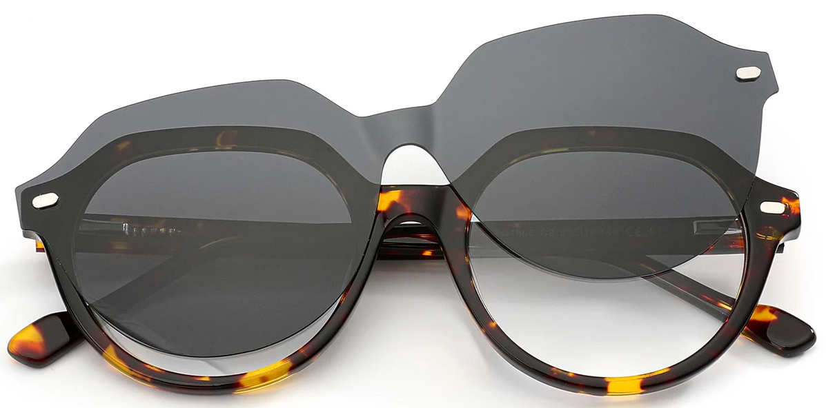 Acetate Geometric Frame F6293