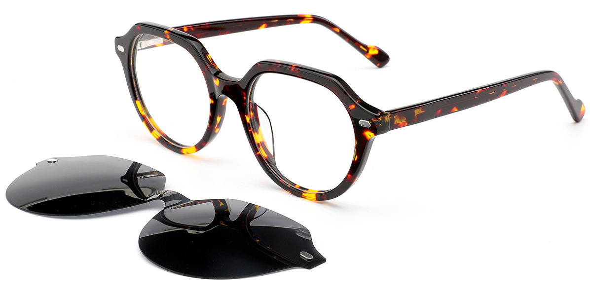 Acetate Geometric Frame F6293