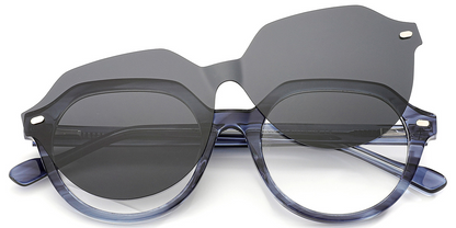 Acetate Geometric Frame F6293