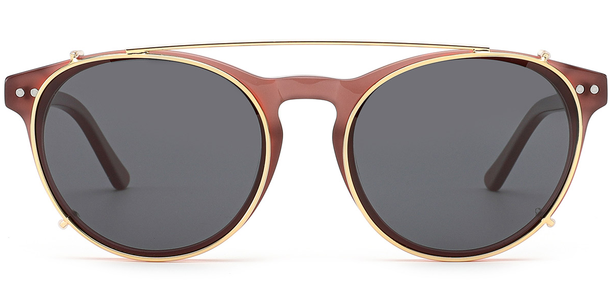 Acetate Round Frame F6617