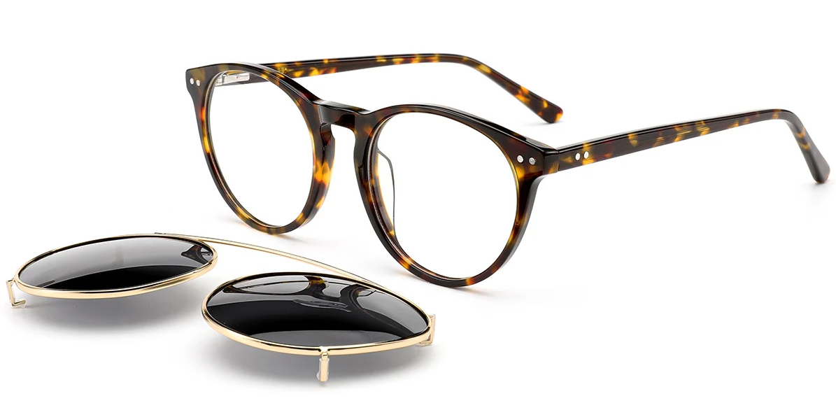 Acetate Round Frame F6617