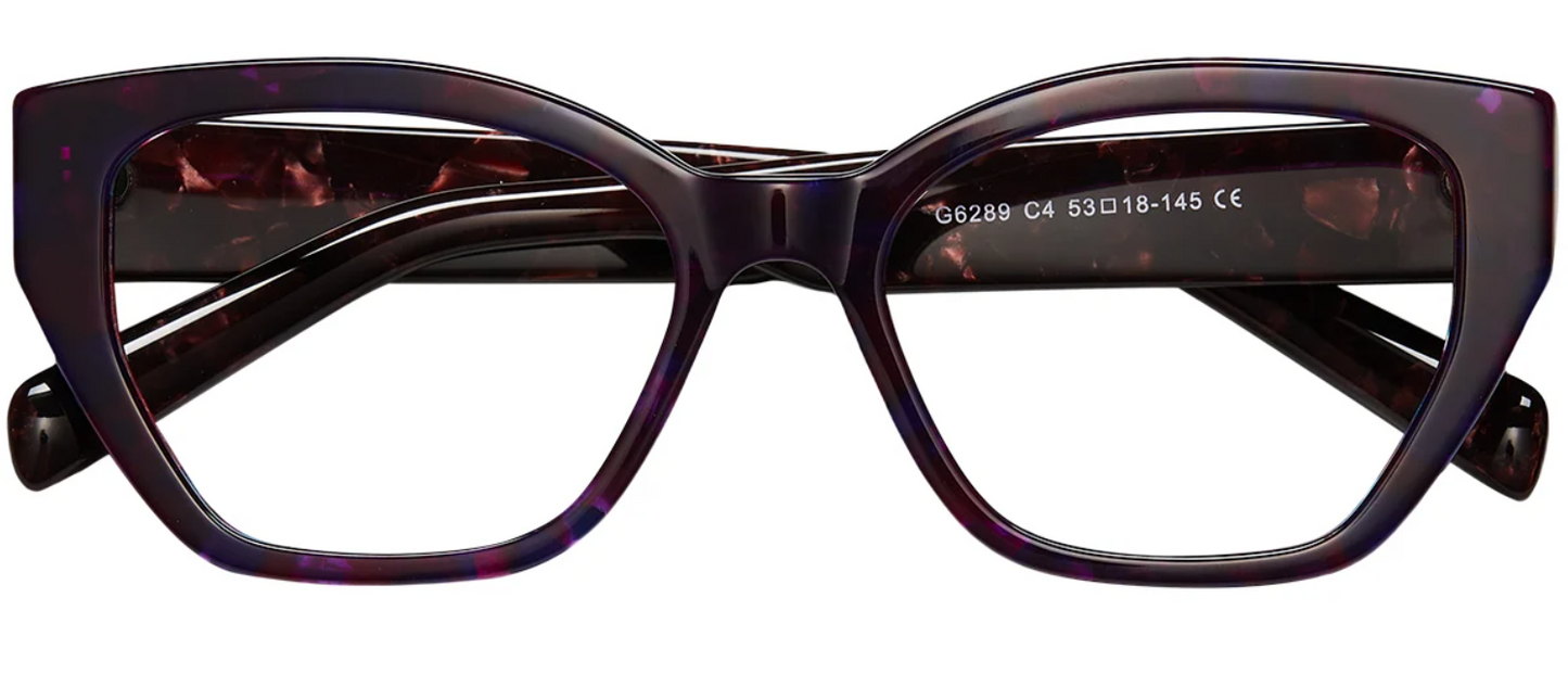 Quadratische Acetatfassung F7664