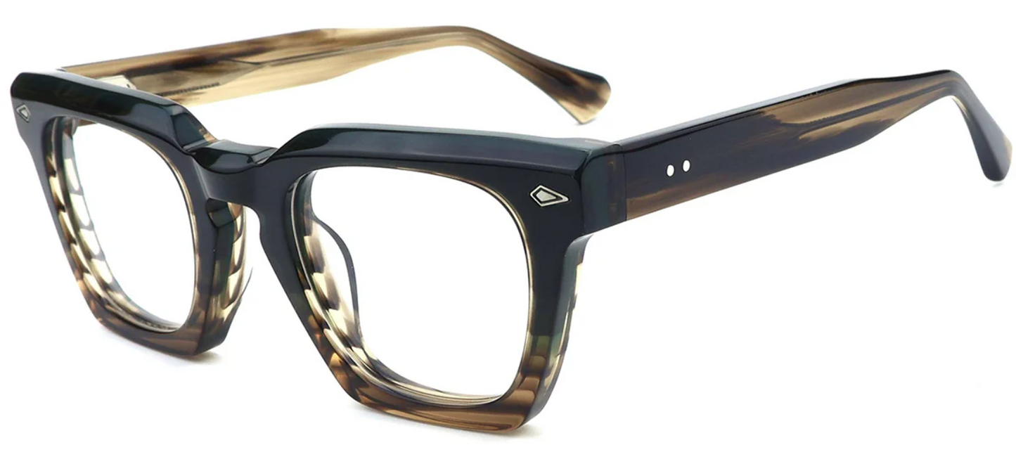 Acetate Square Frame F8058