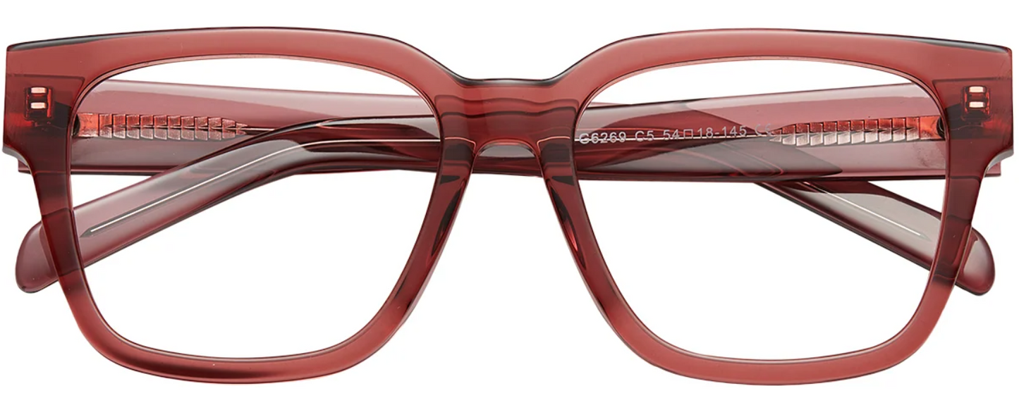 Acetate Square Frame F7659