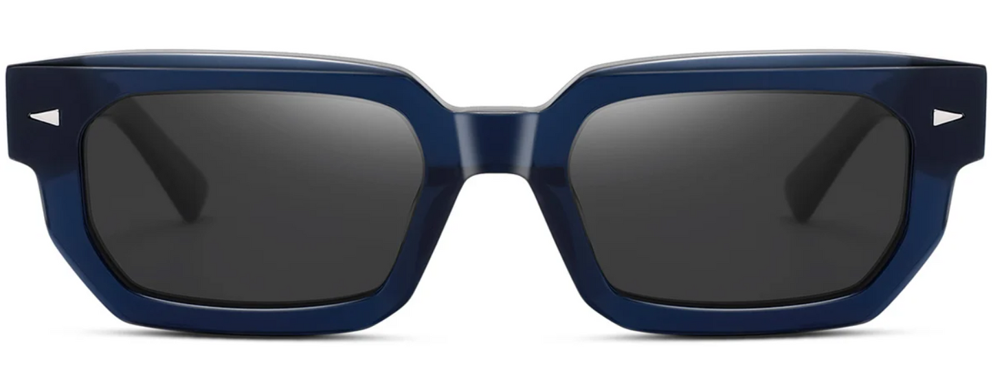 Rechteckige Acetat-Sonnenbrille SG7198