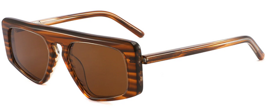 Damen-Sonnenbrille aus Acetat mit geometrischen Gläsern SG4306