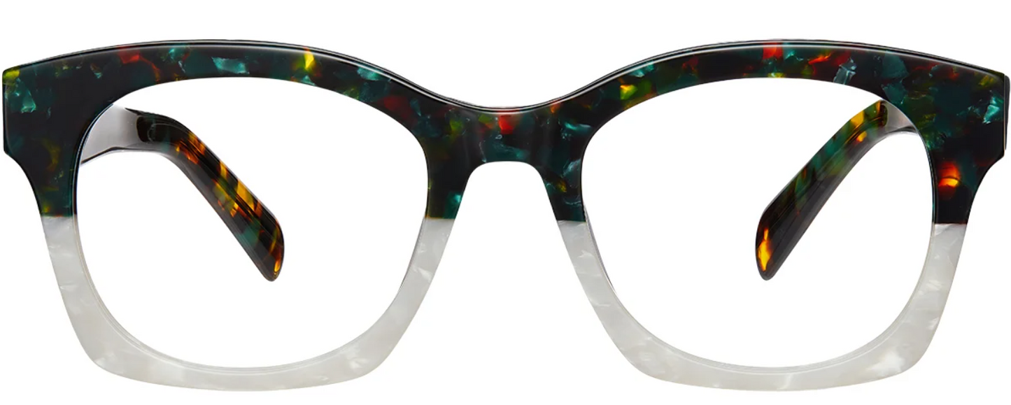 Acetate Square Frame F7666