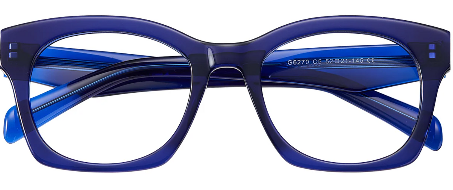 Acetate Square Frame F7666