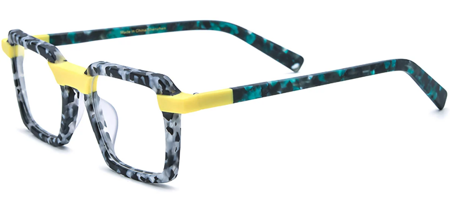 Acetate Square Frame F7726