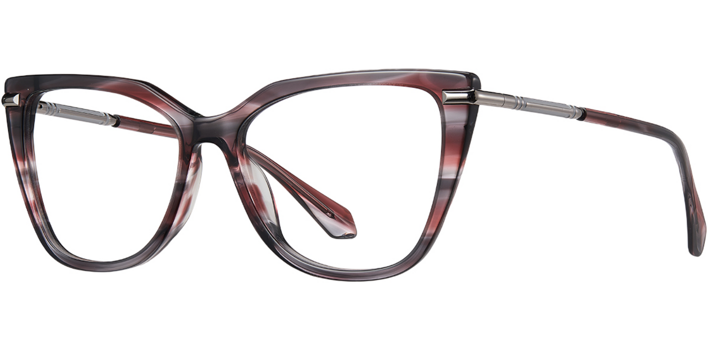 Acetate Cat Eye Frame F7653