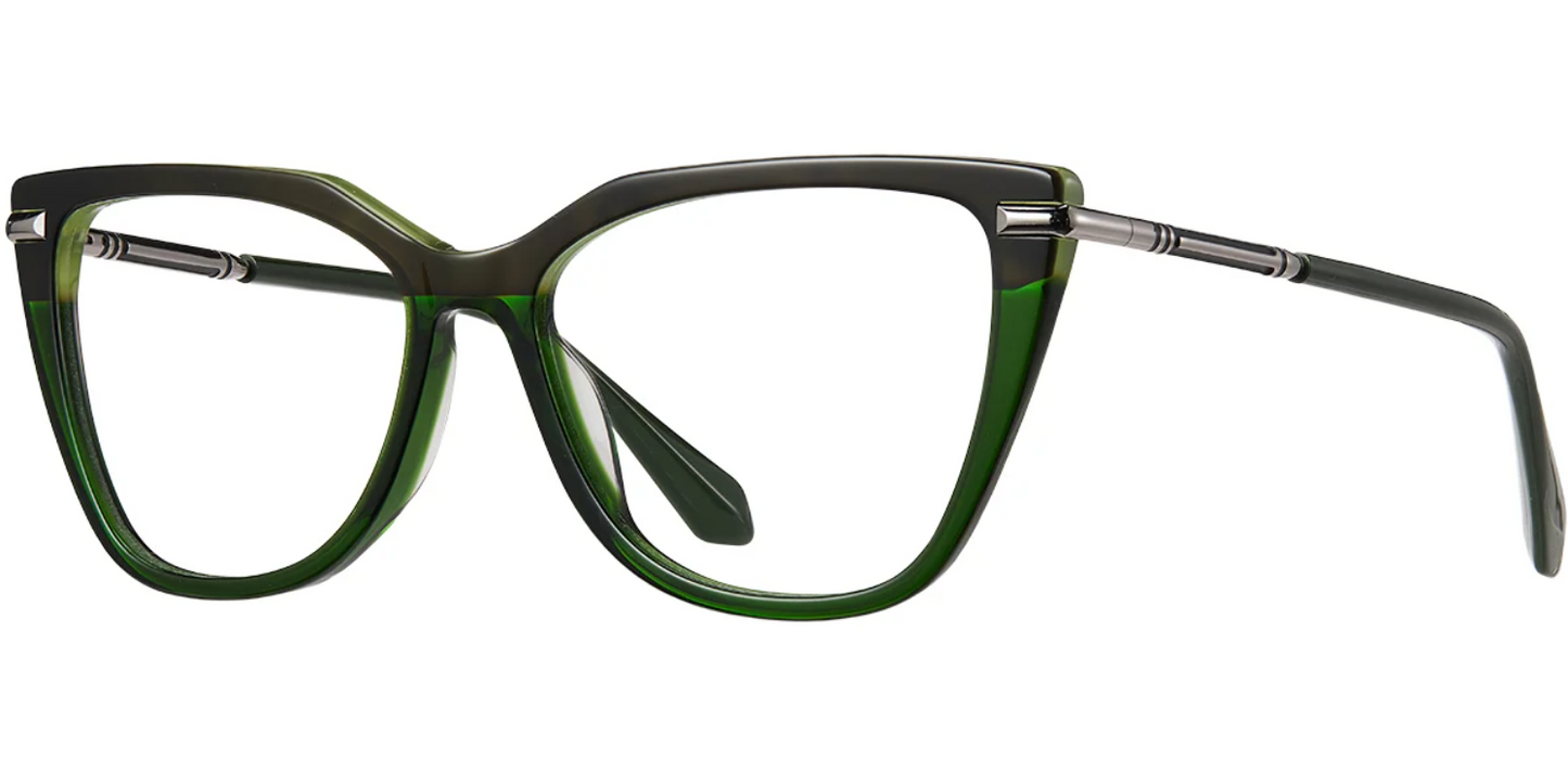 Acetate Cat Eye Frame F7653